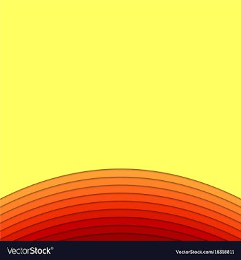 Hot background from layer stripes vector image