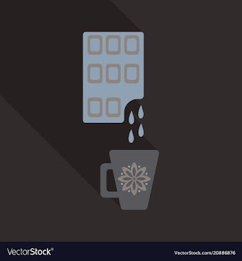 Hot chocolate cup vector image