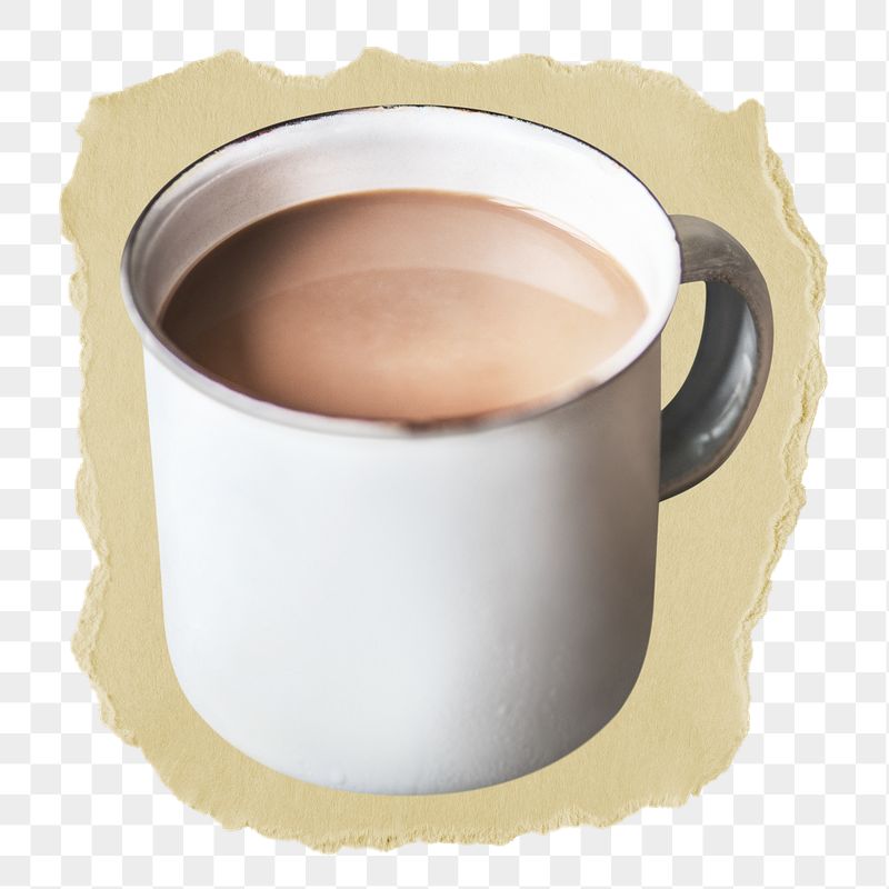 Hot chocolate png ripped paper | Free PNG - rawpixel