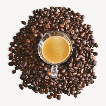 Hot coffee sticker, morning beverage | Free PSD - rawpixel