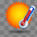 Hot Day Icon - Weather Icons - SoftIcons.com
