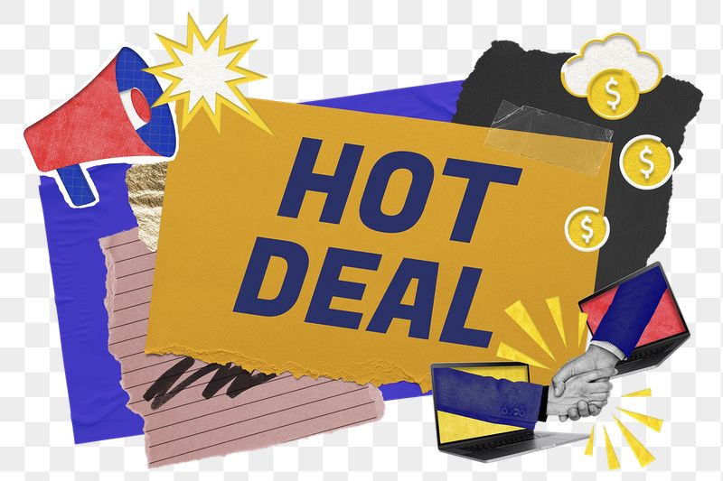 Hot deal png word sticker | Free PNG - rawpixel