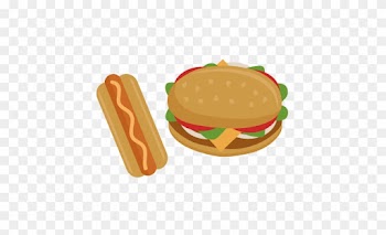 Hot Dog Clipart Image Delicious Hot With Mustard 5 - Hamburger Hot Dog Clipart
