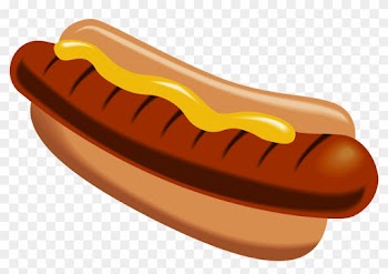 Hot Dog Clipart Transparent - Hot Dogs Hamburgers Clip Art