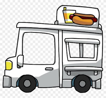 Hot Dog Fast Food Hamburger Van Cheese Sandwich - Food Truck Clipart Png