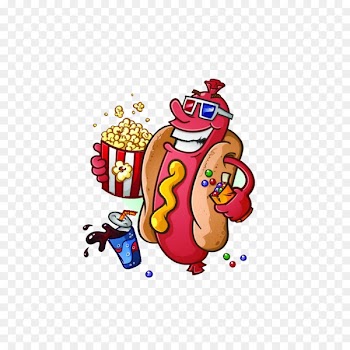 Hot dog Fizzy Drinks Hamburger Corn dog Concession stand - cartoon field 