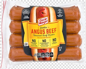 Hot dog Rookworst Angus cattle Bologna sausage Oscar Mayer, hot dog transparent background PNG clipart