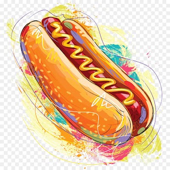 Hot dog Sausage Hamburger Barbecue Fast food - hot dog 
