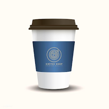 Hot drink paper cup with mockup sleeve vector | Free stock vector - 519008