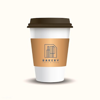 Hot drink paper cup with mockup sleeve vector | Free stock vector - 519088