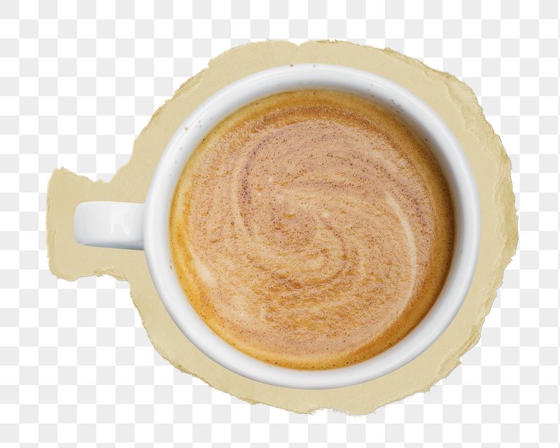 Hot latte coffee png ripped | Free PNG - rawpixel