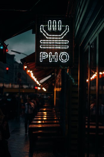 Hot Pho on a rainy day