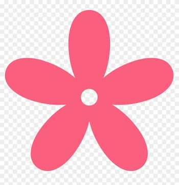 Hot Pink Flower Clipart - Small Flower Clipart