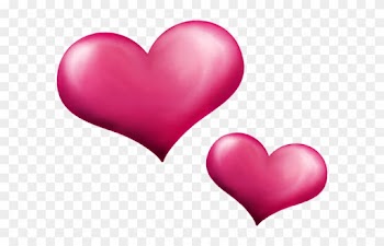 Hot Pink Heart Clipart - Coeur Rose Png