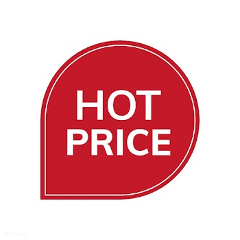 Hot price red badge vector | Free stock vector - 471019