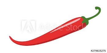 Hot red chili pepper