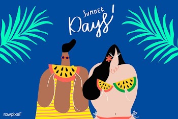 Hot summer days | Free stock vector - 580335