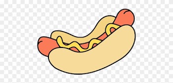 Hotdog And Hamburger Clipart - Hot Dog Food Clipart