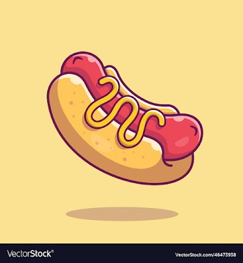hotdog cartoon