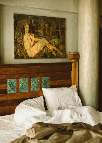 Hotel Bed with Painting Hanging Above · Free Stock Photo
