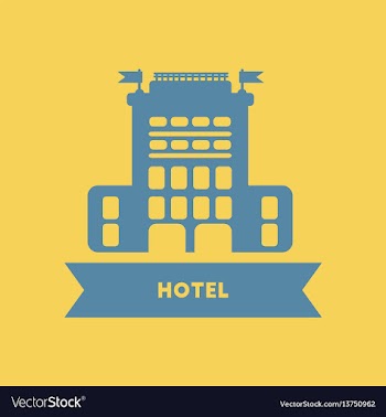 Hotel building vector image