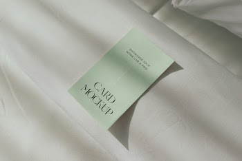 Hotel Room Card Mockup