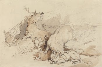 Hounds and Hunters Attacking Deer | Free Photo - rawpixel