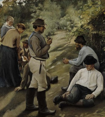 Hour of rest, 1905, by Pekka | Free Photo - rawpixel