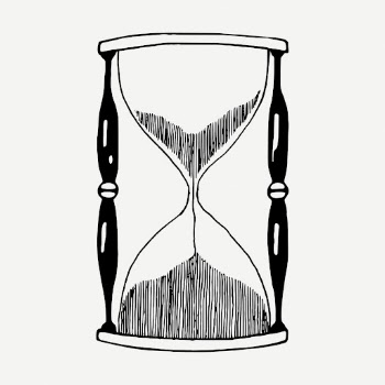 Hourglass drawing, vintage object illustration | Free PSD - rawpixel