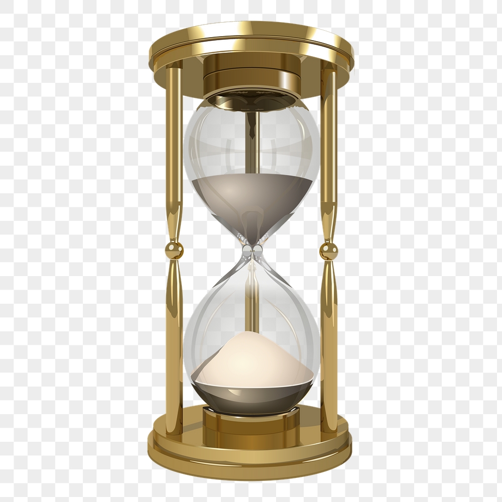 Hourglass png sticker, object illustration, | Free PNG - rawpixel