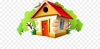 House Bedroom Clip art - Cartoon small house creative 