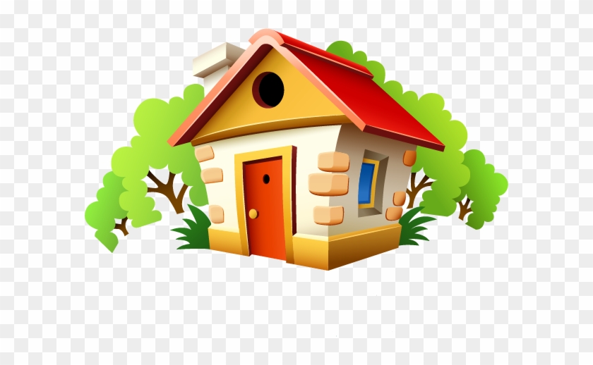 House Bedroom Clip Art - Casas De Campo Animados