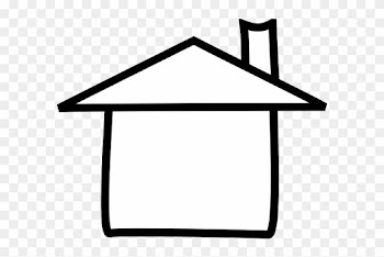 House Black And White Adobe House Clipart Black And - House Black And White Outline