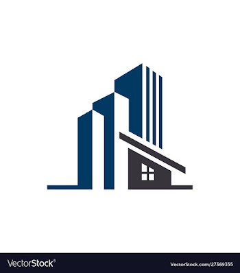 House building logo design vector image