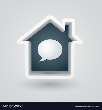  					House chat vector&nbsp;image														