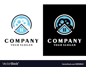 house cleaning logo design