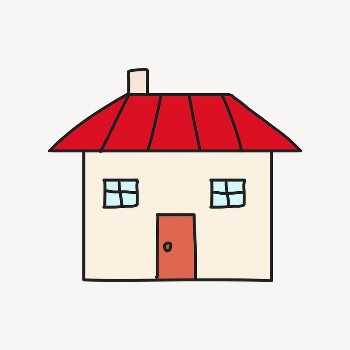 House collage element, real estate | Free Vector Illustration - rawpixel