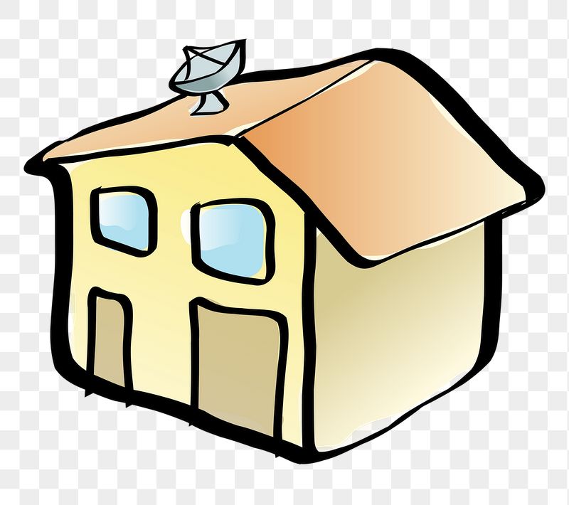 House doodle png sticker, transparent | Free PNG - rawpixel