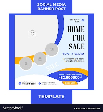 house for sale social media post template