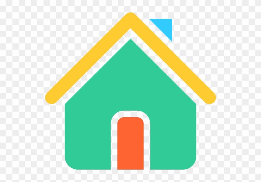 House Icon Home Sign Flat Style - Icon House