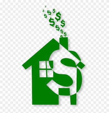 House Money Clip - House Money Clipart