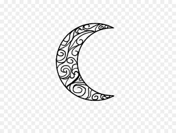 House of Night Lunar phase Moon Marked Drawing - tattoo 