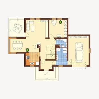 House plan clipart, architecture illustration | Free PSD - rawpixel