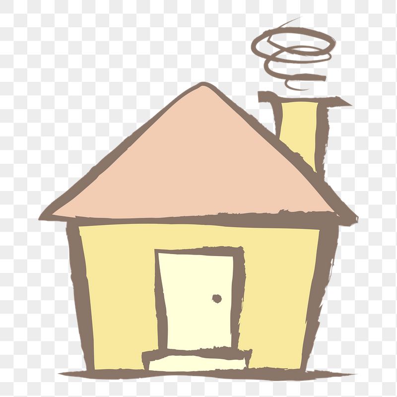 House png sticker, pastel doodle | Free PNG Illustration - rawpixel