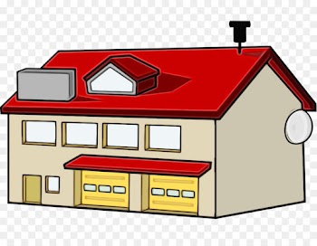 house property roof home clip art