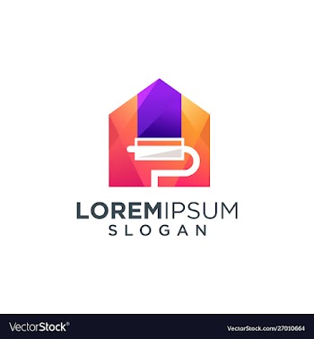 House repair icon logo design vector image