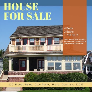 House sale Instagram post template, | Free PSD Template - rawpixel