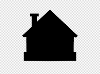 House Silhouette png Free Download