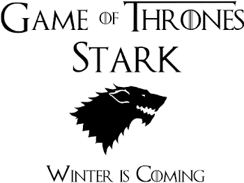 House Stark Winter is Coming logo, Game of Thrones - Die Cut Vinyl ...