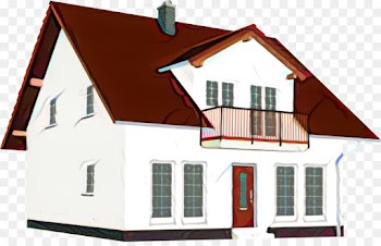 House, Villa, Building, Roof PNG